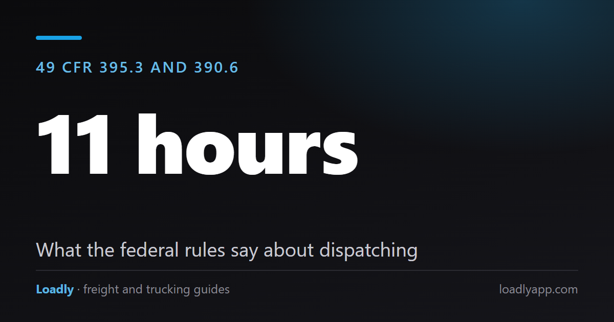 Truck Dispatcher: What the Role Is and What the Federal Rules Say About Dispatching