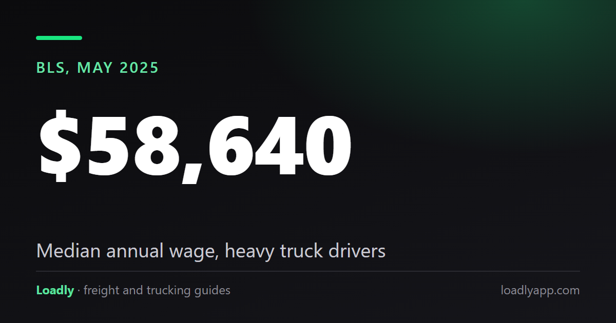Truck Driver Pay: What the Federal Data Shows and How Drivers Are Paid
